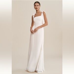 Reformation Westerly Dress / Ivory Sleeveless Dress